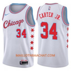 Maillot NBA Chicago Bulls Wendell Carter 34 Nike City Edition Swingman - Homme